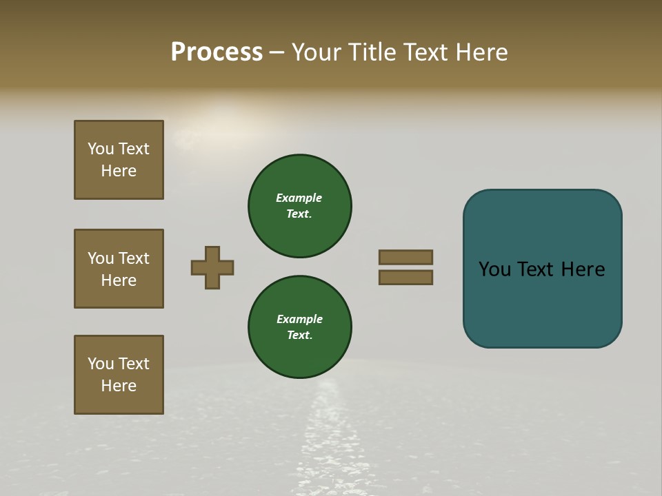 Hot Perspective Landscape PowerPoint Template