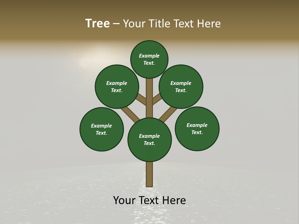 Hot Perspective Landscape PowerPoint Template