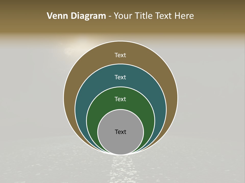 Hot Perspective Landscape PowerPoint Template