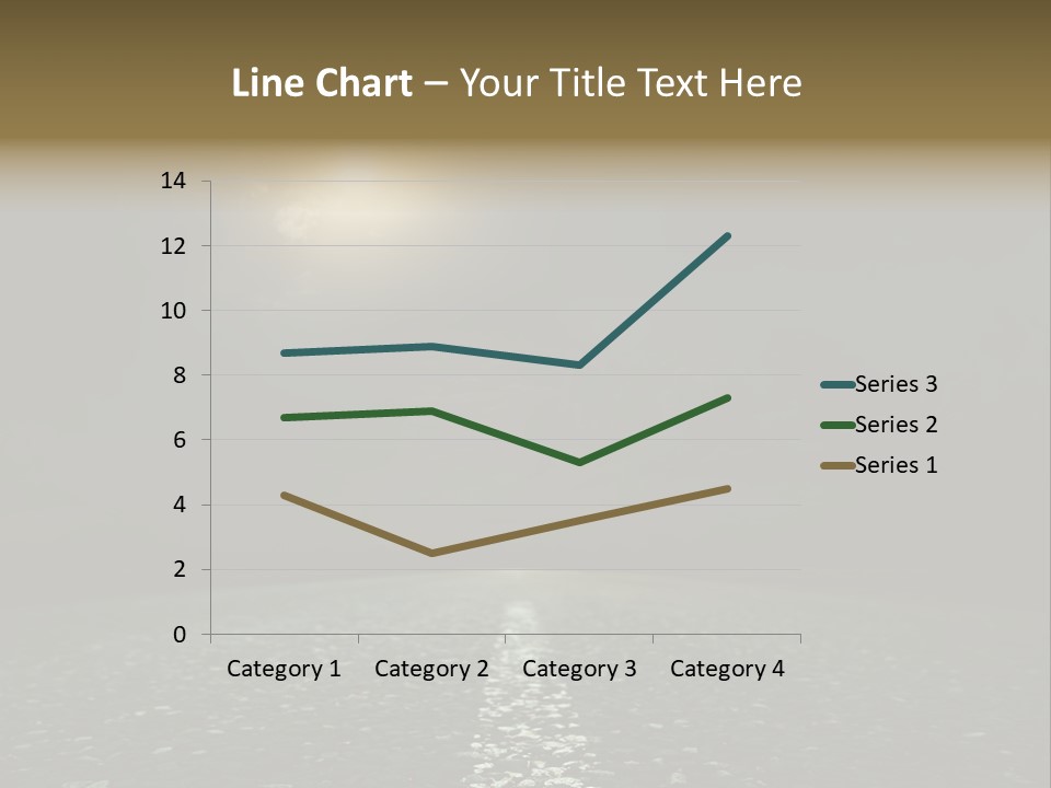 Hot Perspective Landscape PowerPoint Template