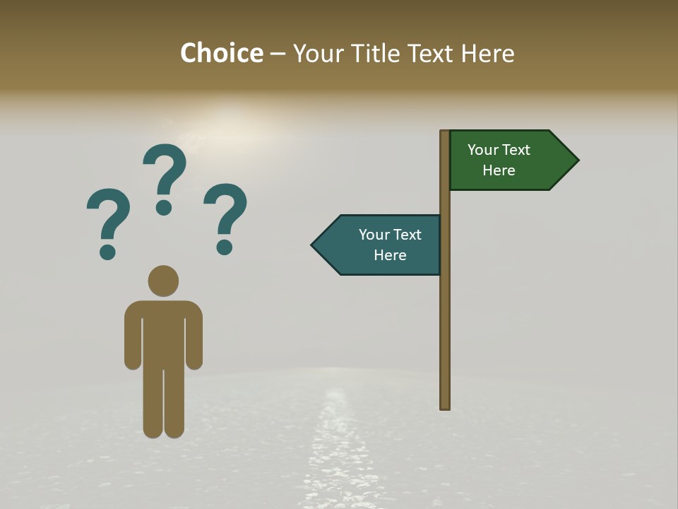 Hot Perspective Landscape PowerPoint Template