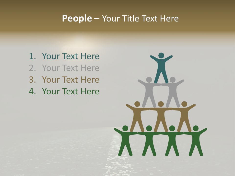 Hot Perspective Landscape PowerPoint Template