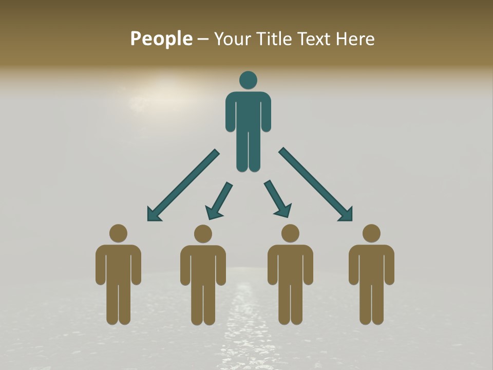 Hot Perspective Landscape PowerPoint Template