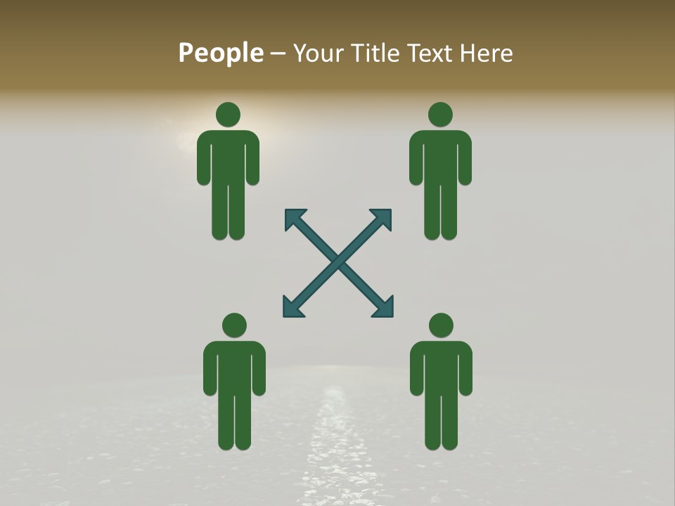 Hot Perspective Landscape PowerPoint Template