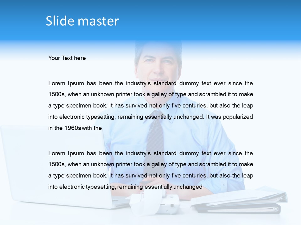 Ceo Technology Clerk PowerPoint Template