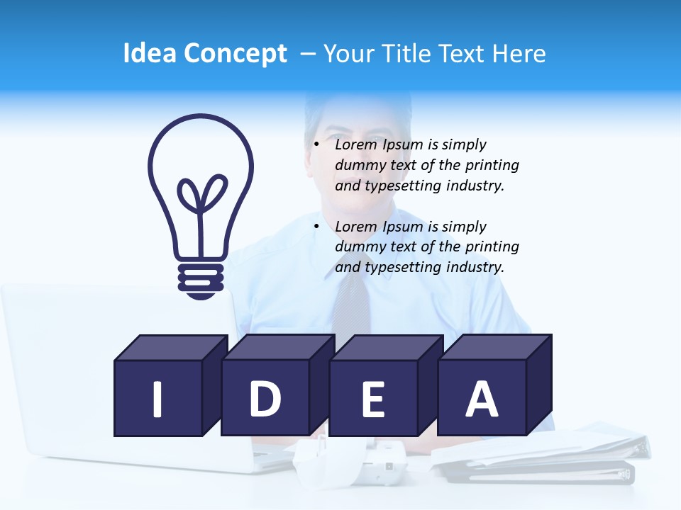 Ceo Technology Clerk PowerPoint Template