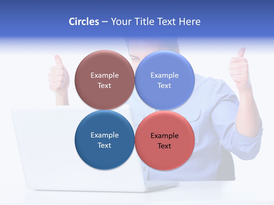 Internet Laptop Lifestyle PowerPoint Template