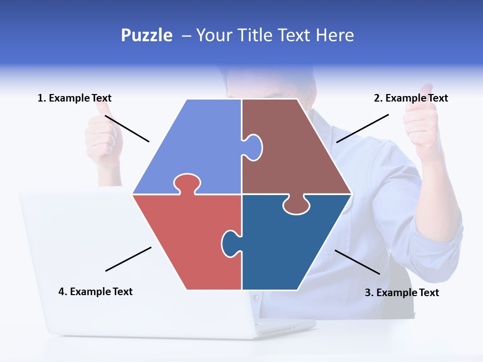 Internet Laptop Lifestyle PowerPoint Template