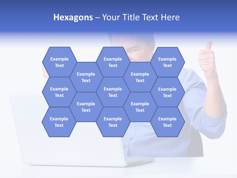 Internet Laptop Lifestyle PowerPoint Template