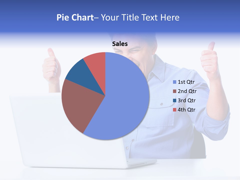 Internet Laptop Lifestyle PowerPoint Template