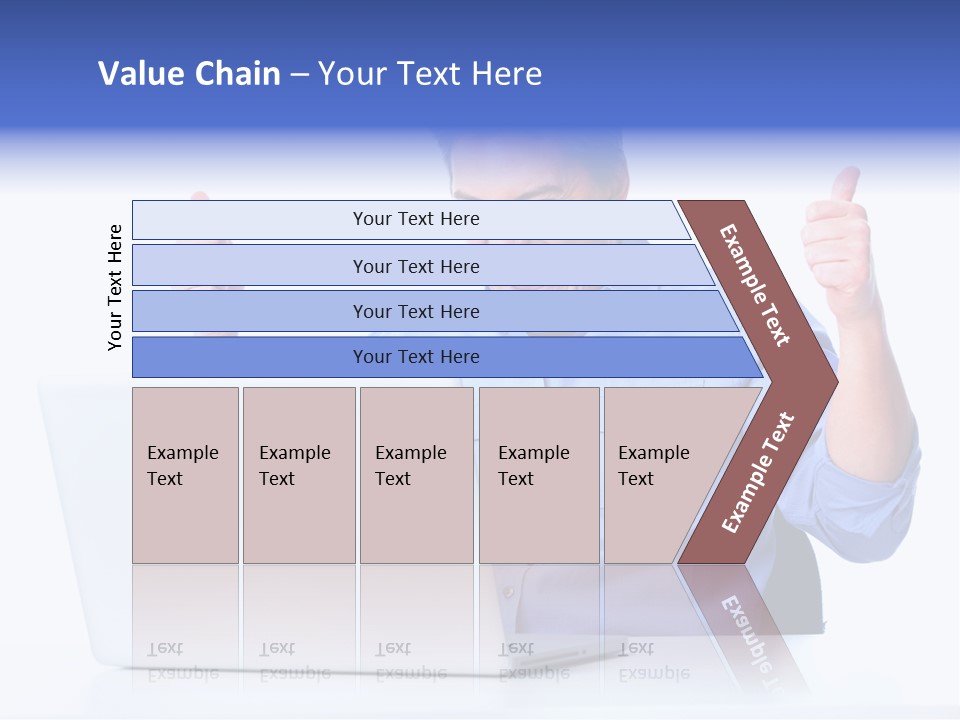 Internet Laptop Lifestyle PowerPoint Template