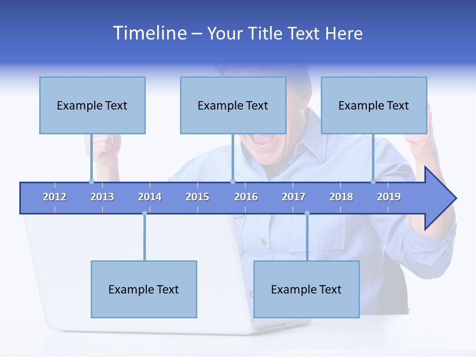 Internet Laptop Lifestyle PowerPoint Template