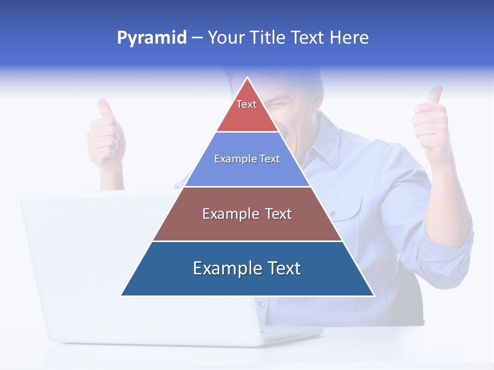 Internet Laptop Lifestyle PowerPoint Template