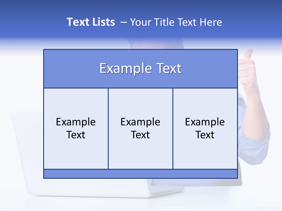 Internet Laptop Lifestyle PowerPoint Template