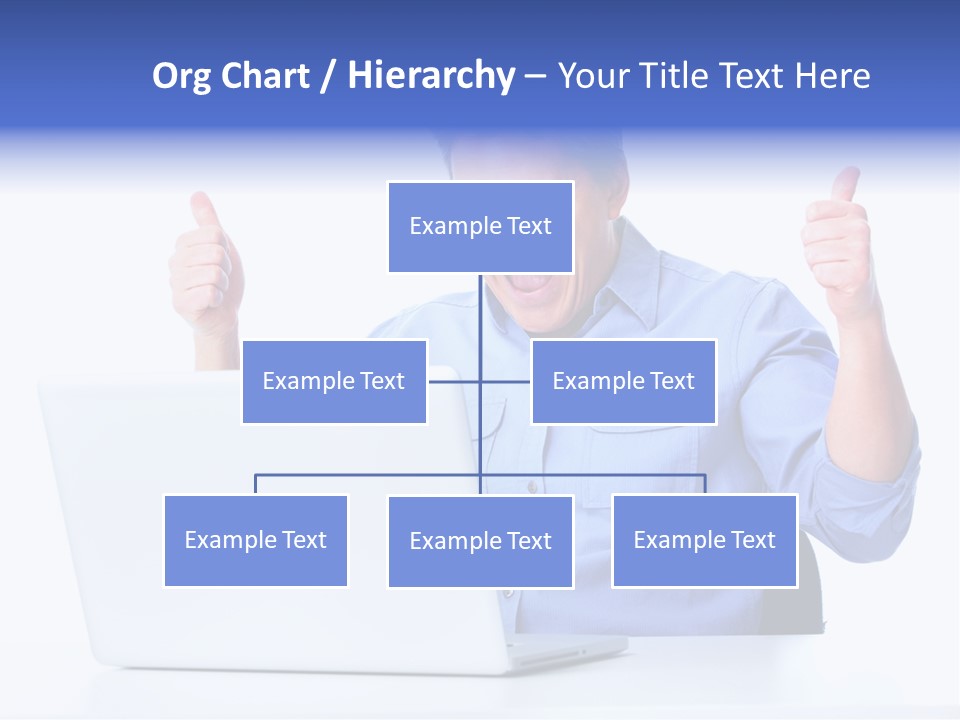 Internet Laptop Lifestyle PowerPoint Template