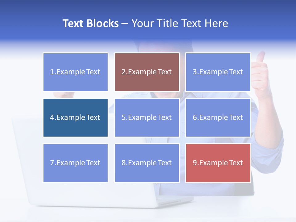 Internet Laptop Lifestyle PowerPoint Template