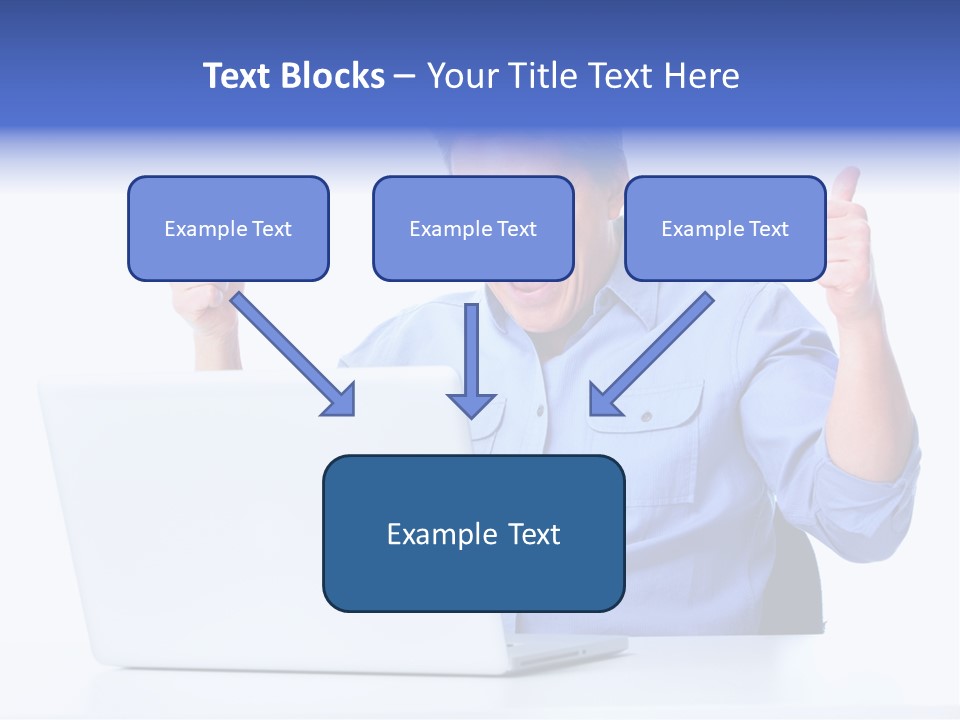 Internet Laptop Lifestyle PowerPoint Template