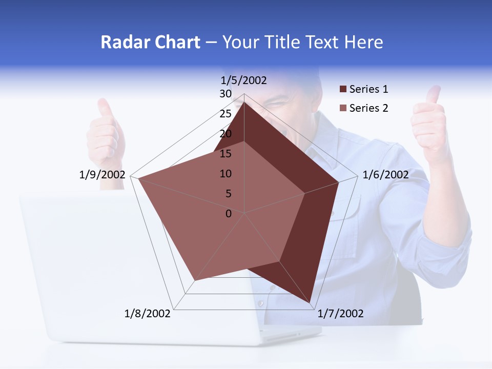 Internet Laptop Lifestyle PowerPoint Template