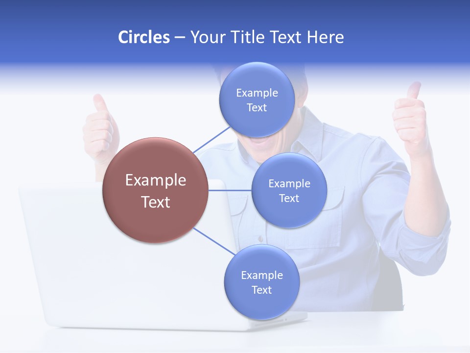 Internet Laptop Lifestyle PowerPoint Template