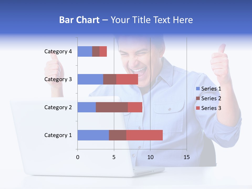 Internet Laptop Lifestyle PowerPoint Template
