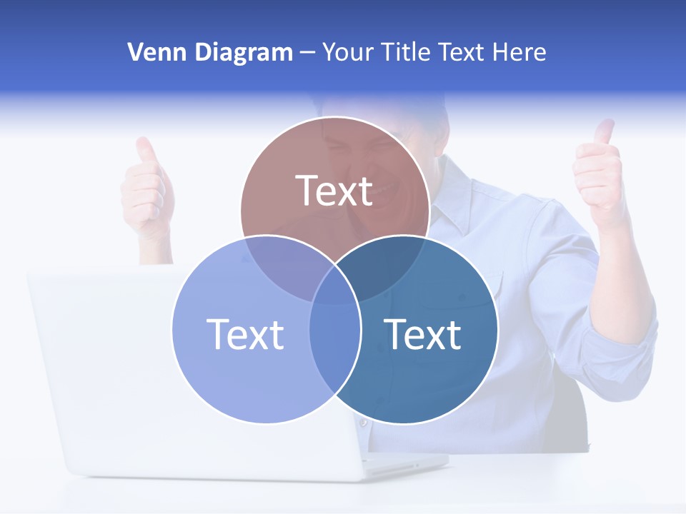 Internet Laptop Lifestyle PowerPoint Template