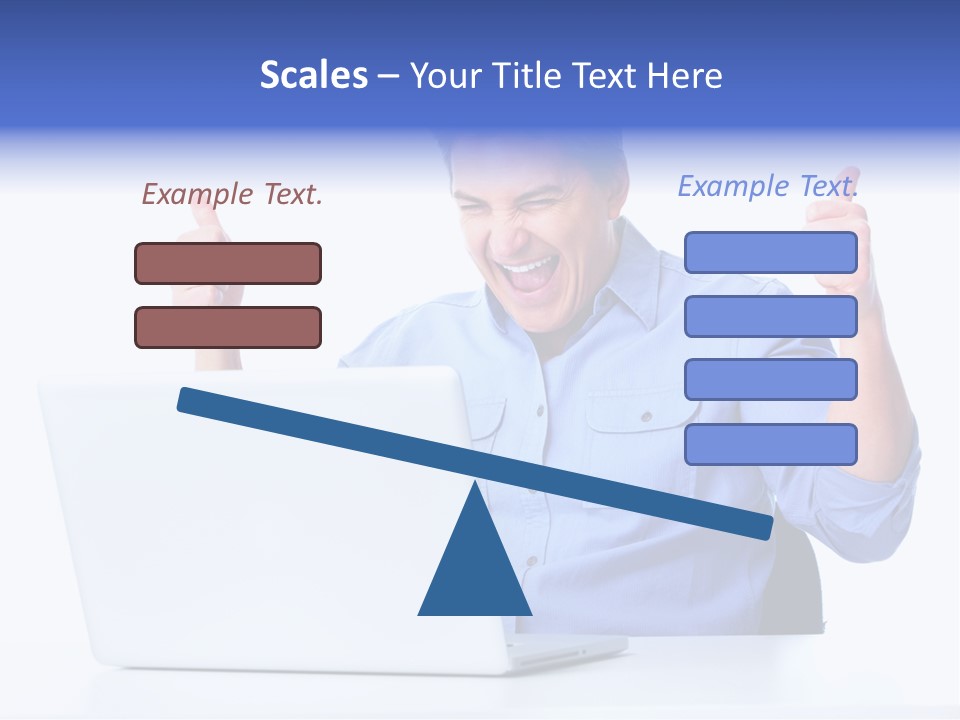 Internet Laptop Lifestyle PowerPoint Template