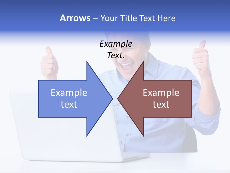 Internet Laptop Lifestyle PowerPoint Template