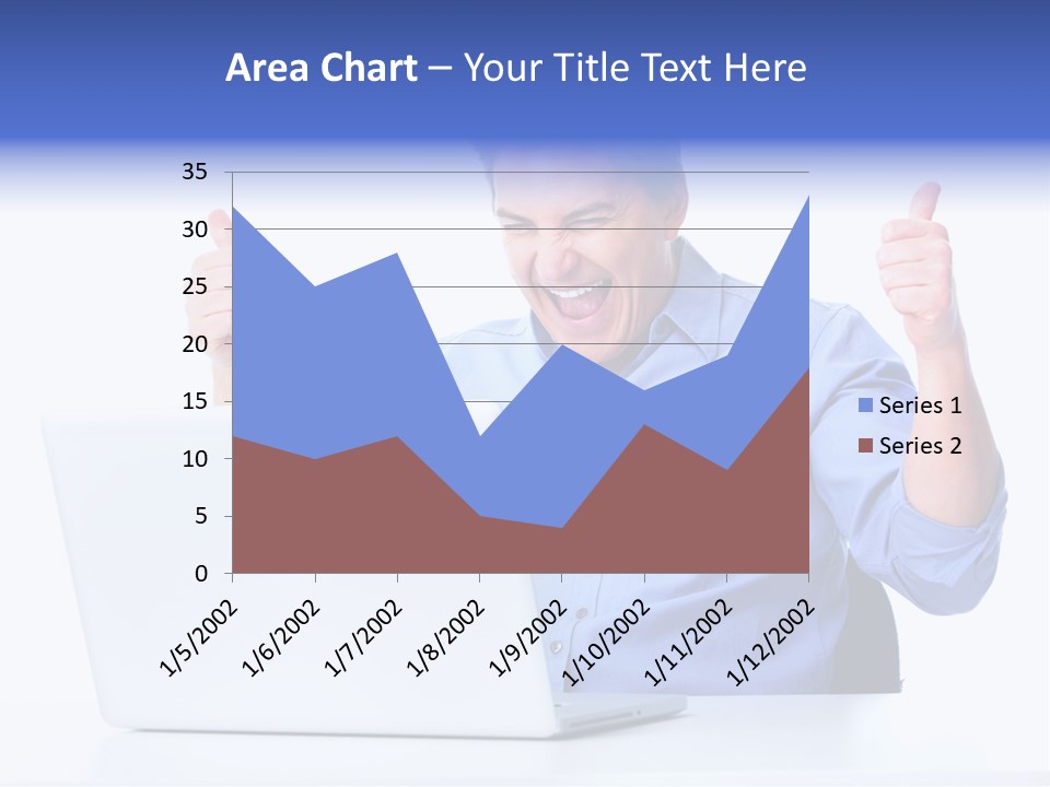 Internet Laptop Lifestyle PowerPoint Template