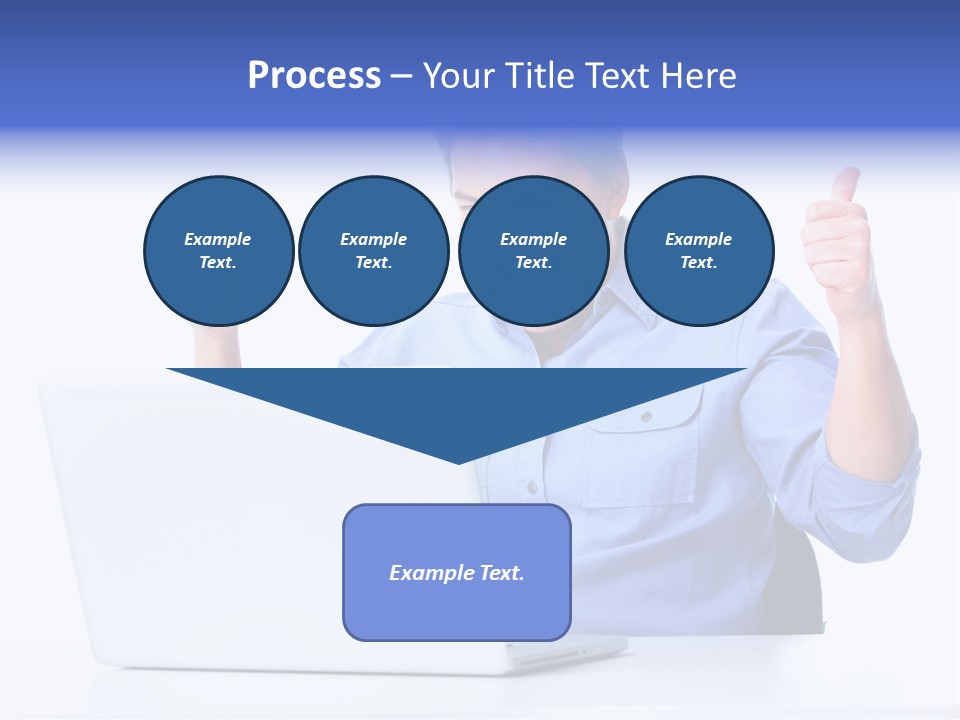 Internet Laptop Lifestyle PowerPoint Template