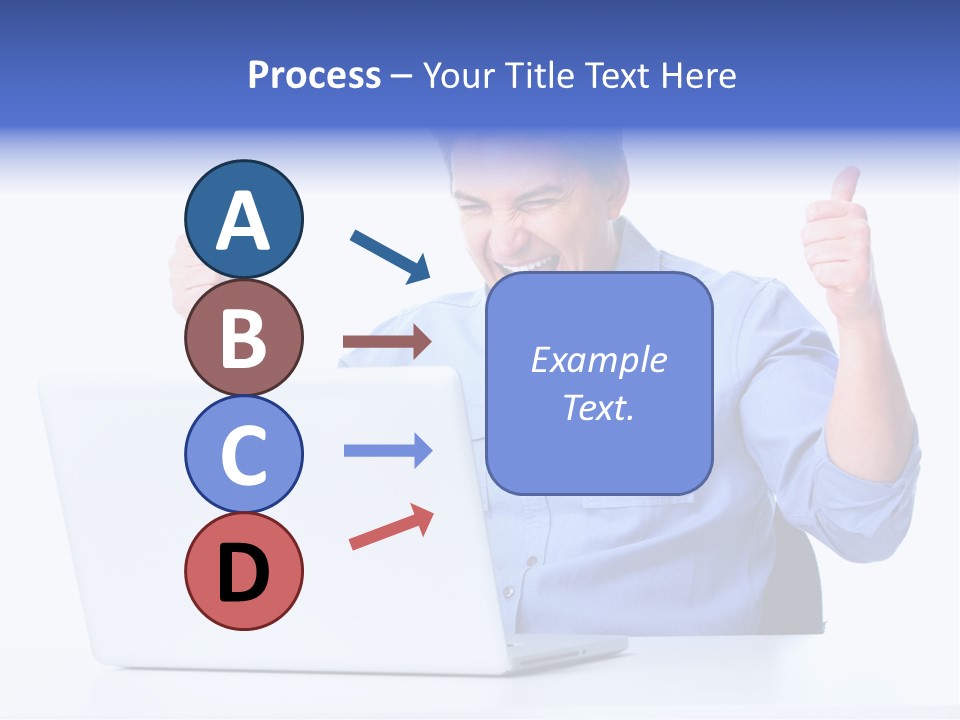 Internet Laptop Lifestyle PowerPoint Template