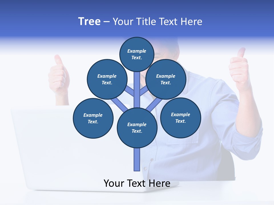 Internet Laptop Lifestyle PowerPoint Template