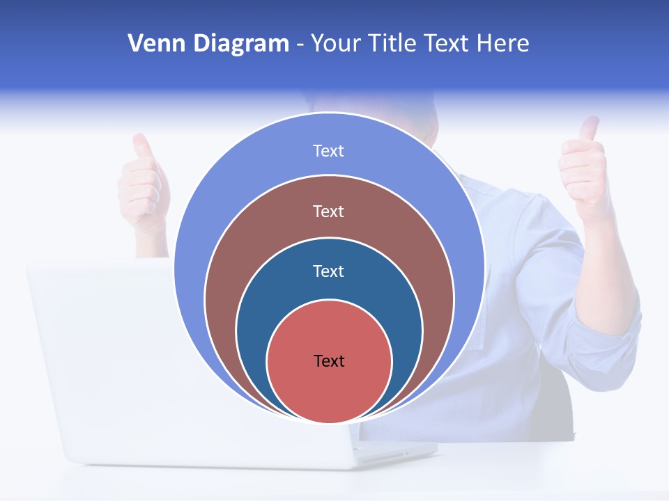 Internet Laptop Lifestyle PowerPoint Template