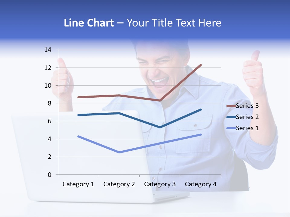 Internet Laptop Lifestyle PowerPoint Template