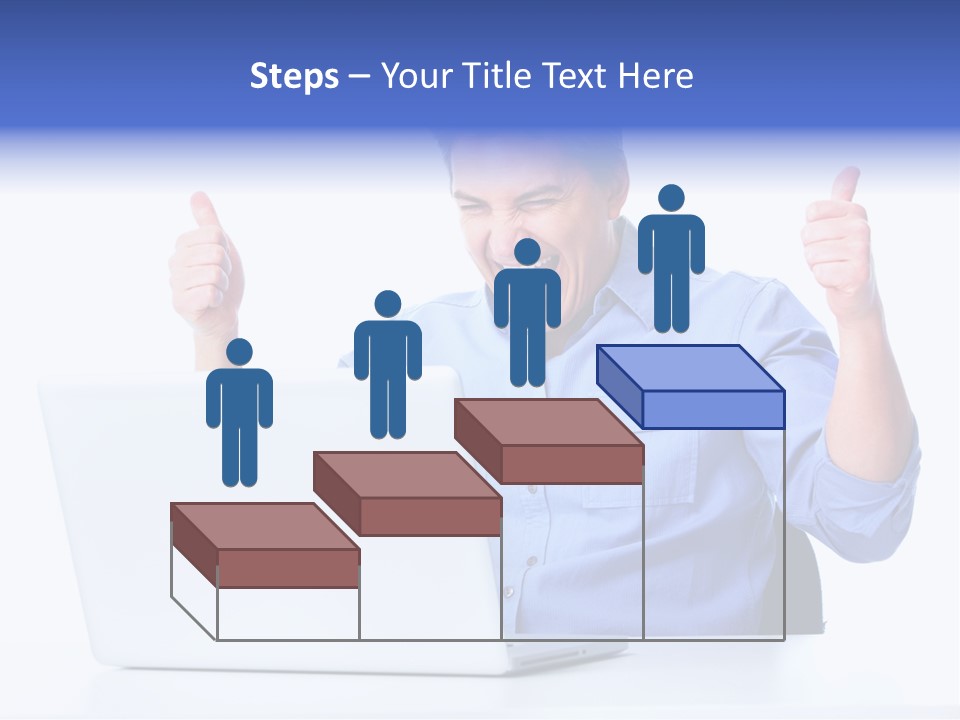 Internet Laptop Lifestyle PowerPoint Template