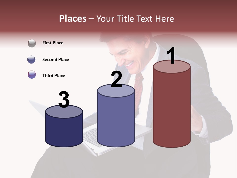 Success Armchair Tie PowerPoint Template