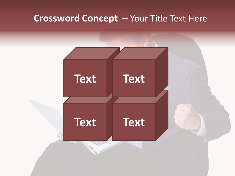 Success Armchair Tie PowerPoint Template