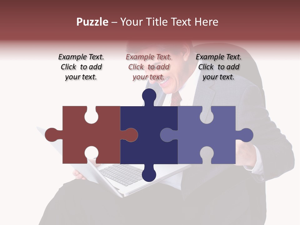 Success Armchair Tie PowerPoint Template