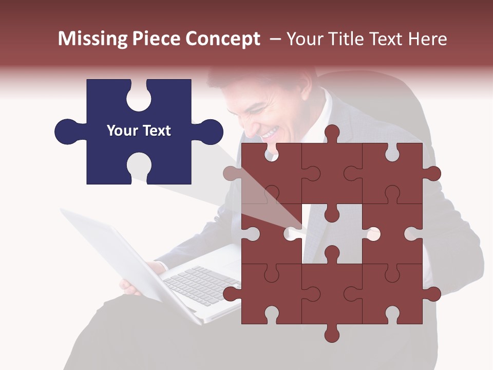 Success Armchair Tie PowerPoint Template