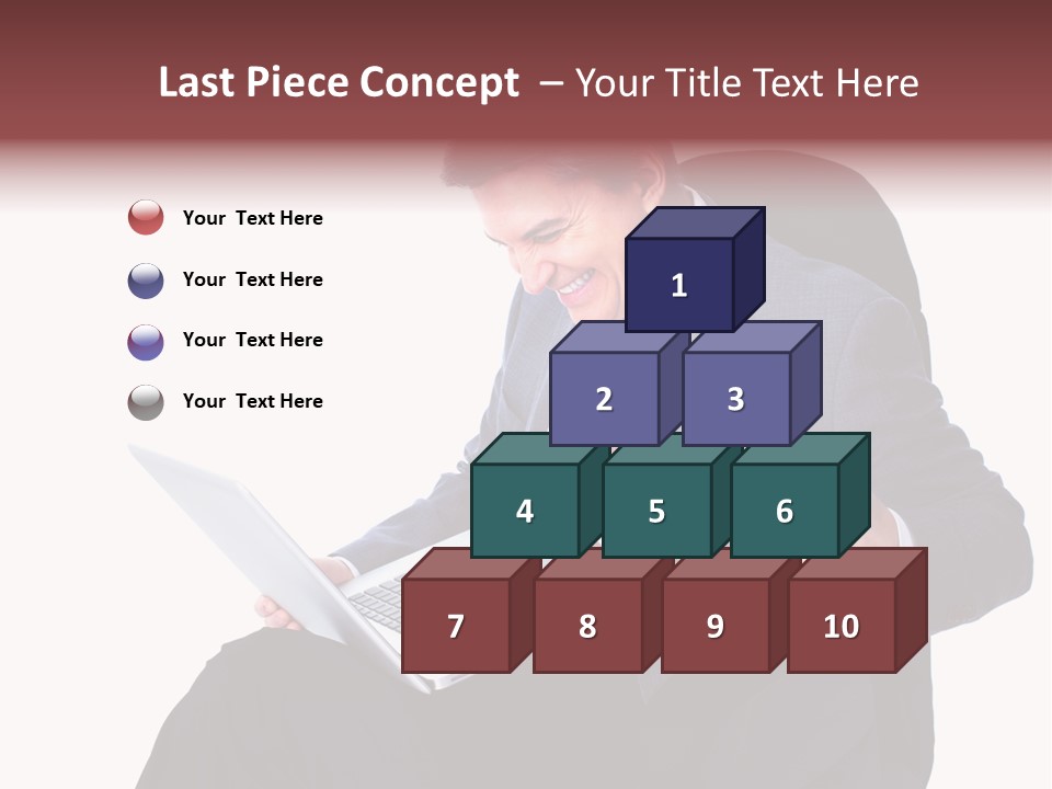 Success Armchair Tie PowerPoint Template