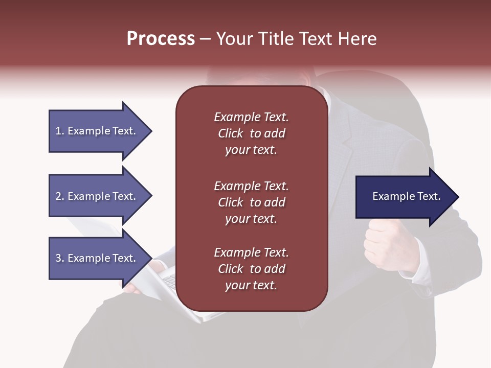 Success Armchair Tie PowerPoint Template