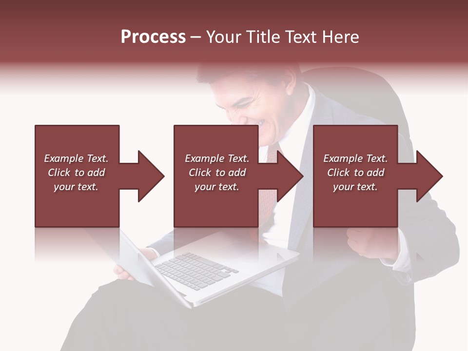 Success Armchair Tie PowerPoint Template