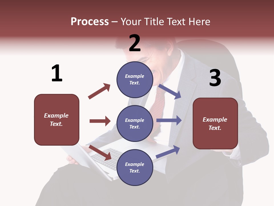 Success Armchair Tie PowerPoint Template