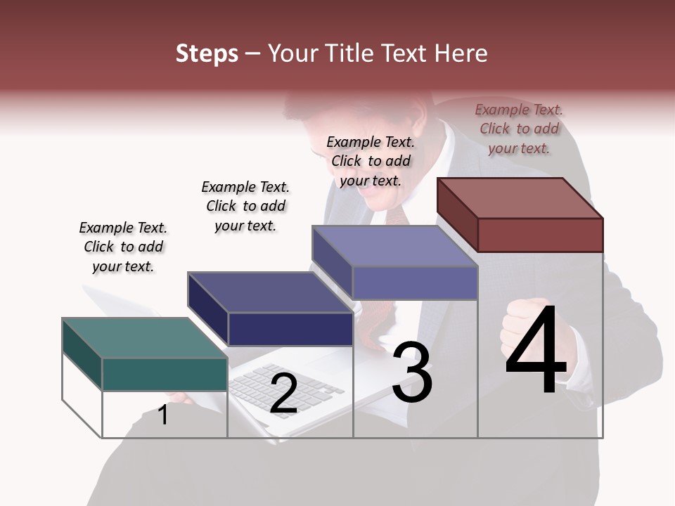 Success Armchair Tie PowerPoint Template