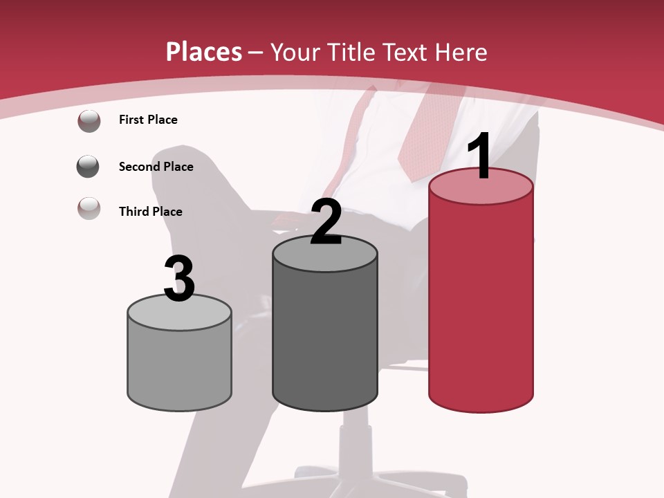 Successful Marketing Smiling PowerPoint Template