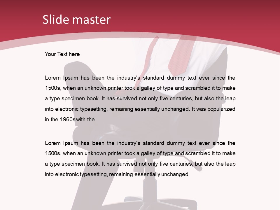 Successful Marketing Smiling PowerPoint Template