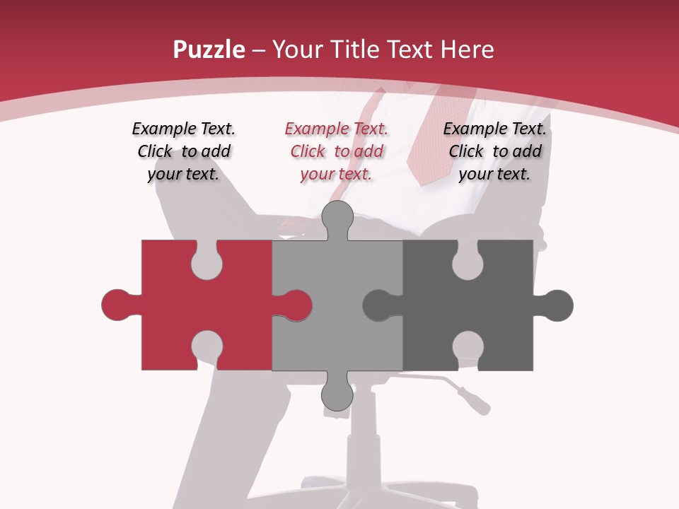 Successful Marketing Smiling PowerPoint Template