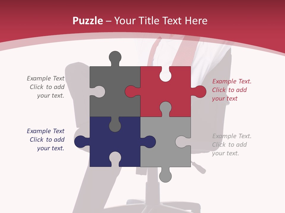 Successful Marketing Smiling PowerPoint Template