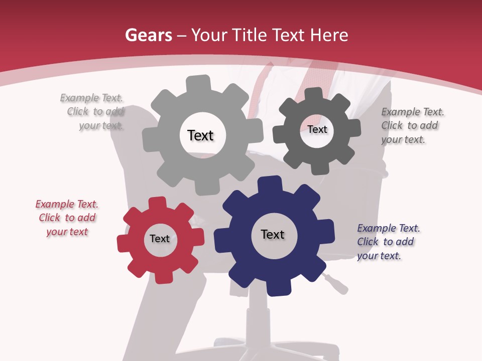 Successful Marketing Smiling PowerPoint Template