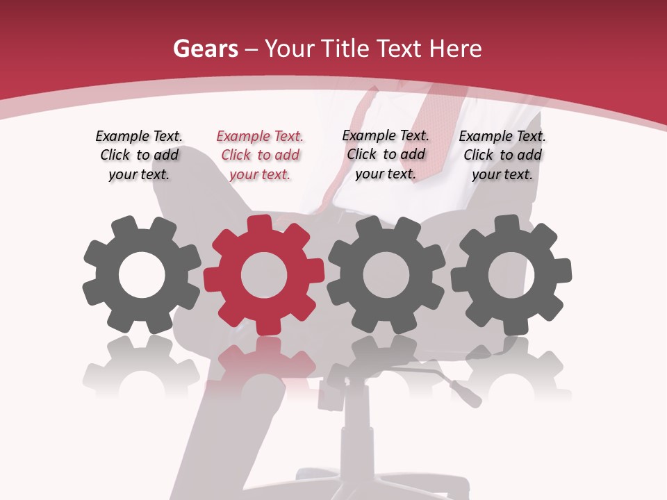 Successful Marketing Smiling PowerPoint Template