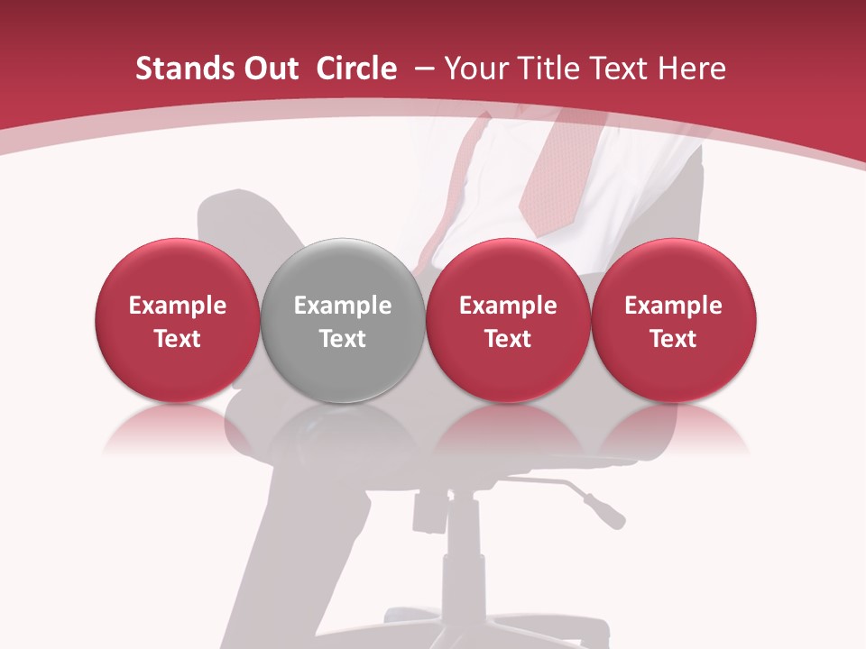 Successful Marketing Smiling PowerPoint Template